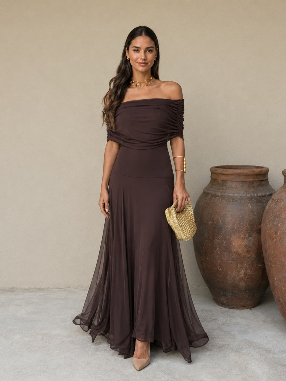Abito Toledo in marrone