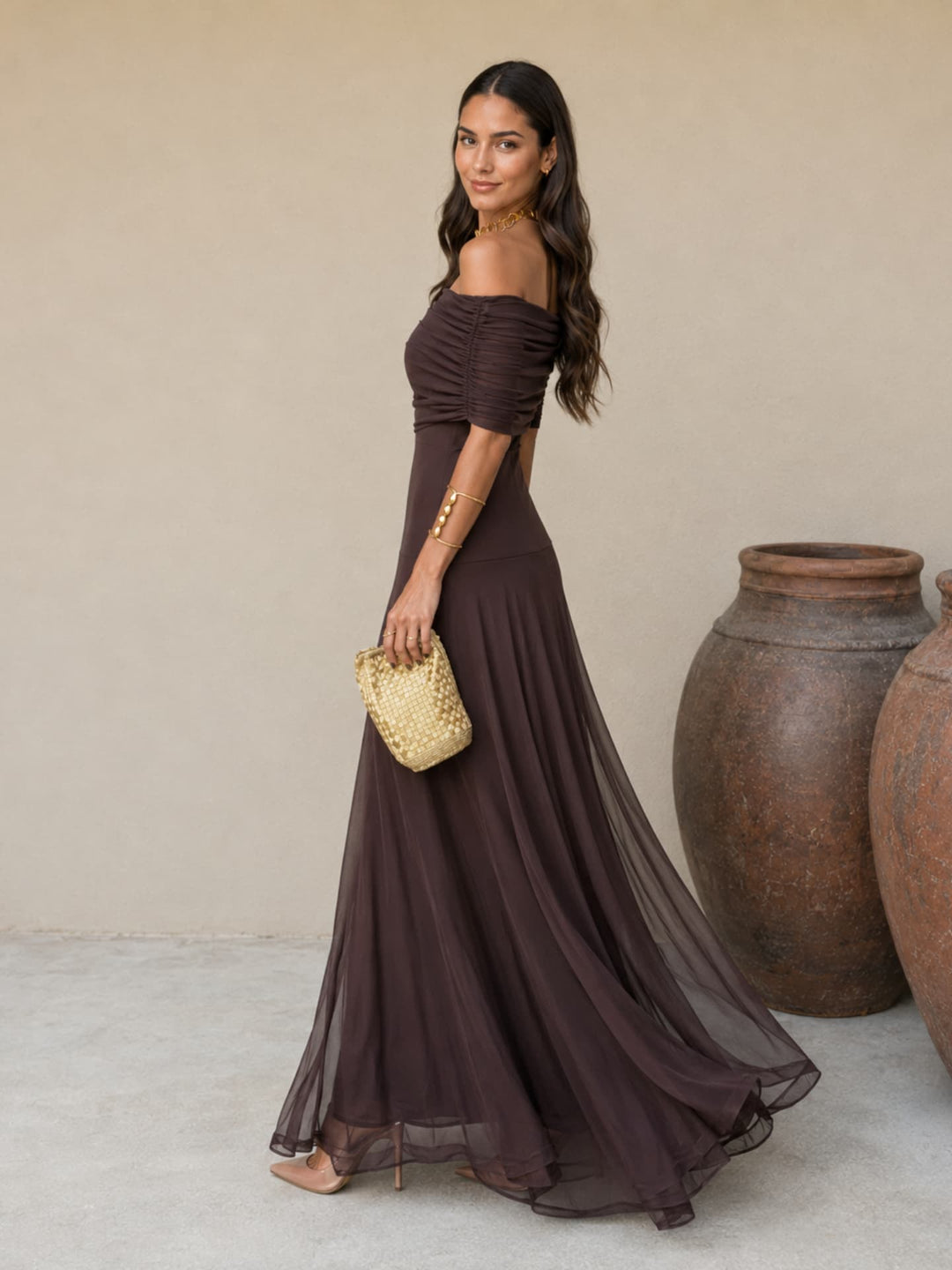 Abito Toledo in marrone
