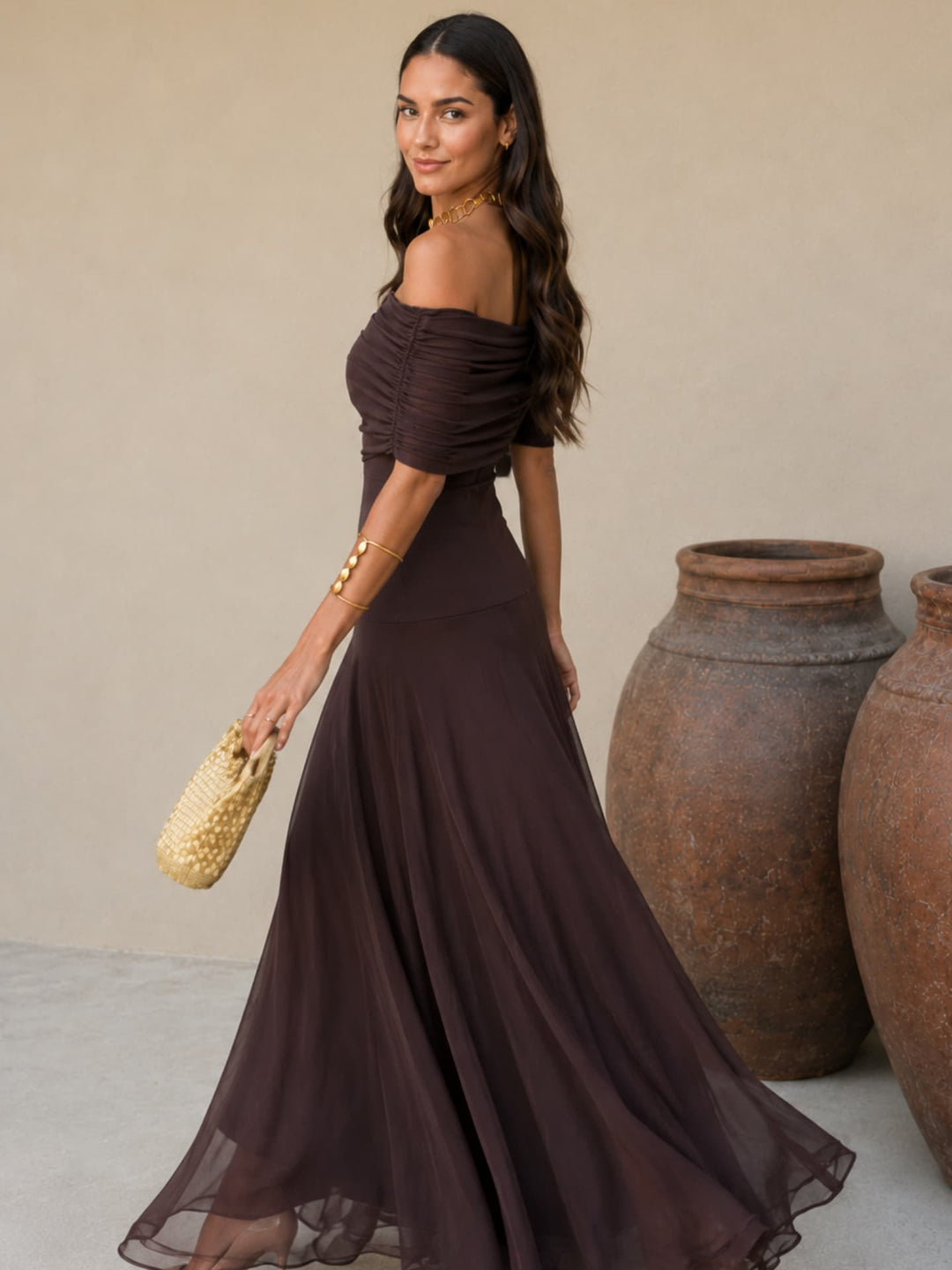 Abito Toledo in marrone