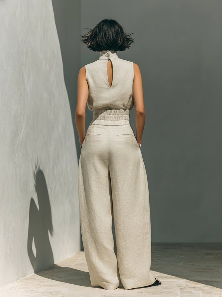 Chloé - Completo in cotone e lino