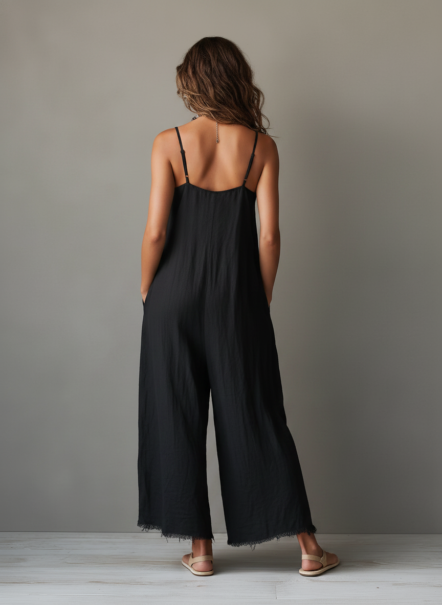 Léa - Combinazione minimalista in lino per donna