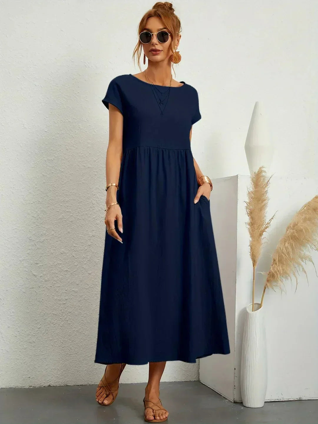Ursina™ | Abito Midi Fluido