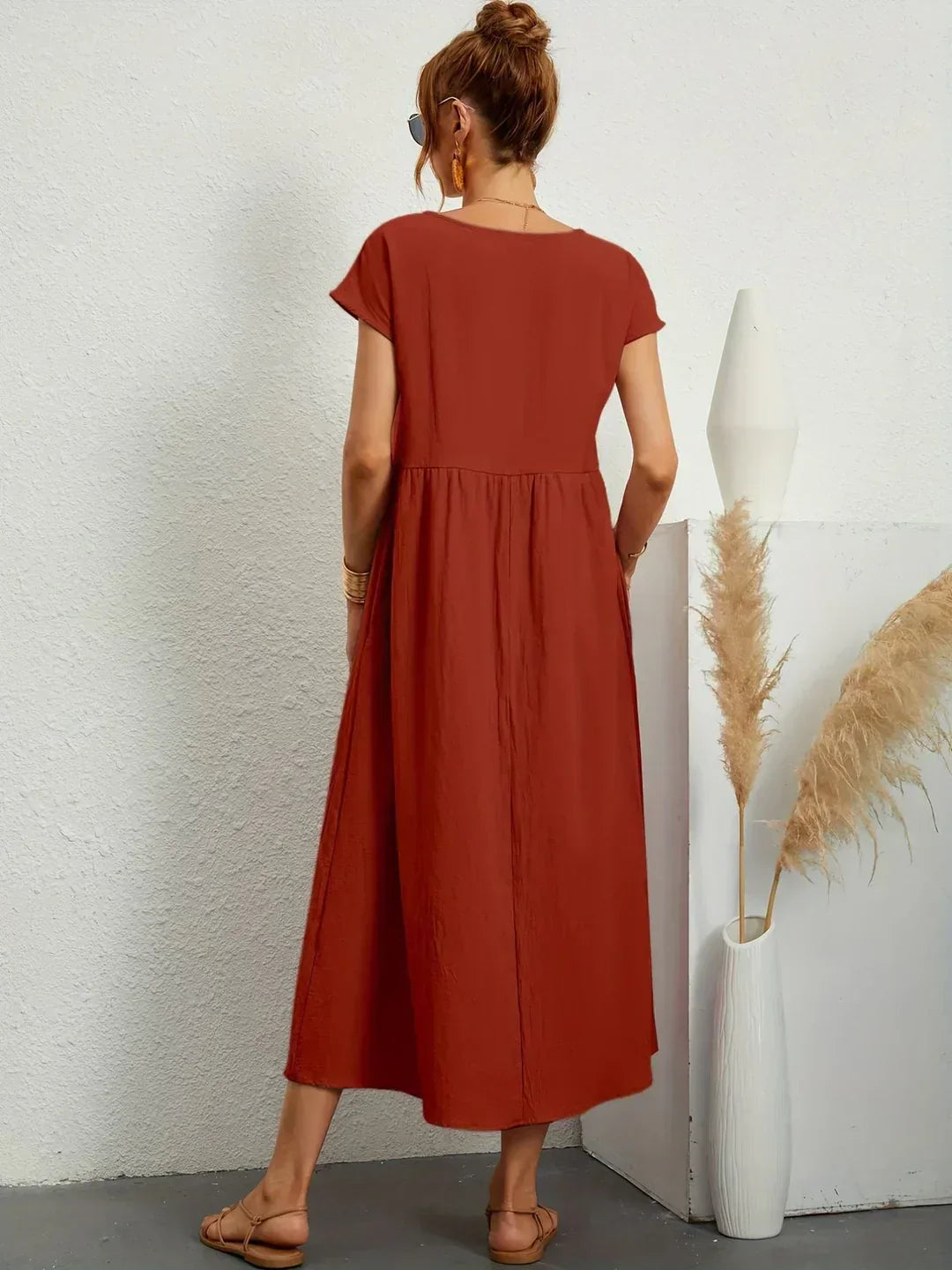 Ursina™ | Abito Midi Fluido