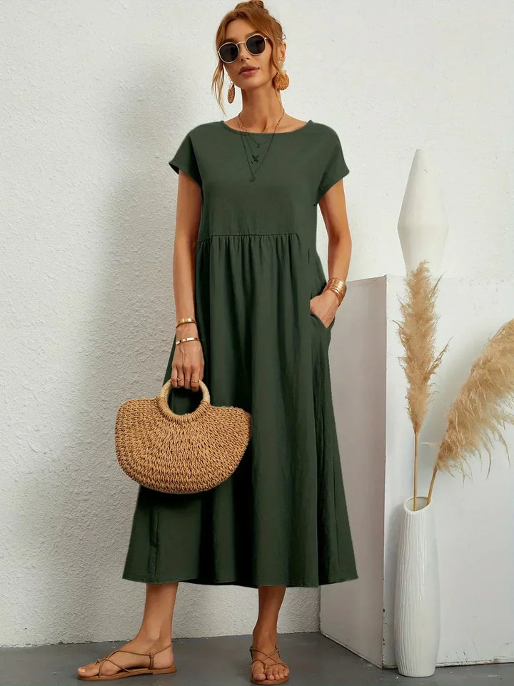 Ursina™ | Abito Midi Fluido