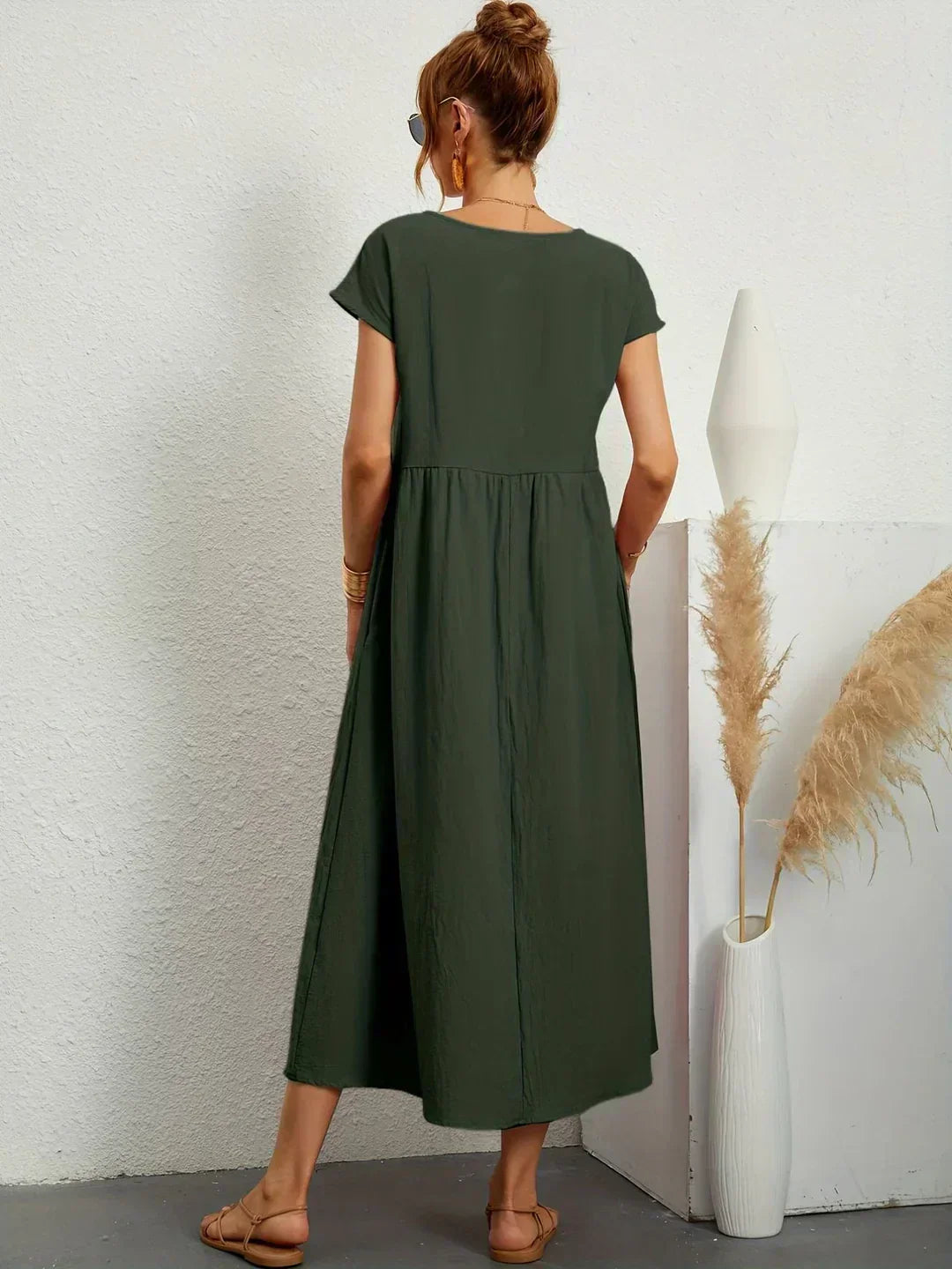 Ursina™ | Abito Midi Fluido
