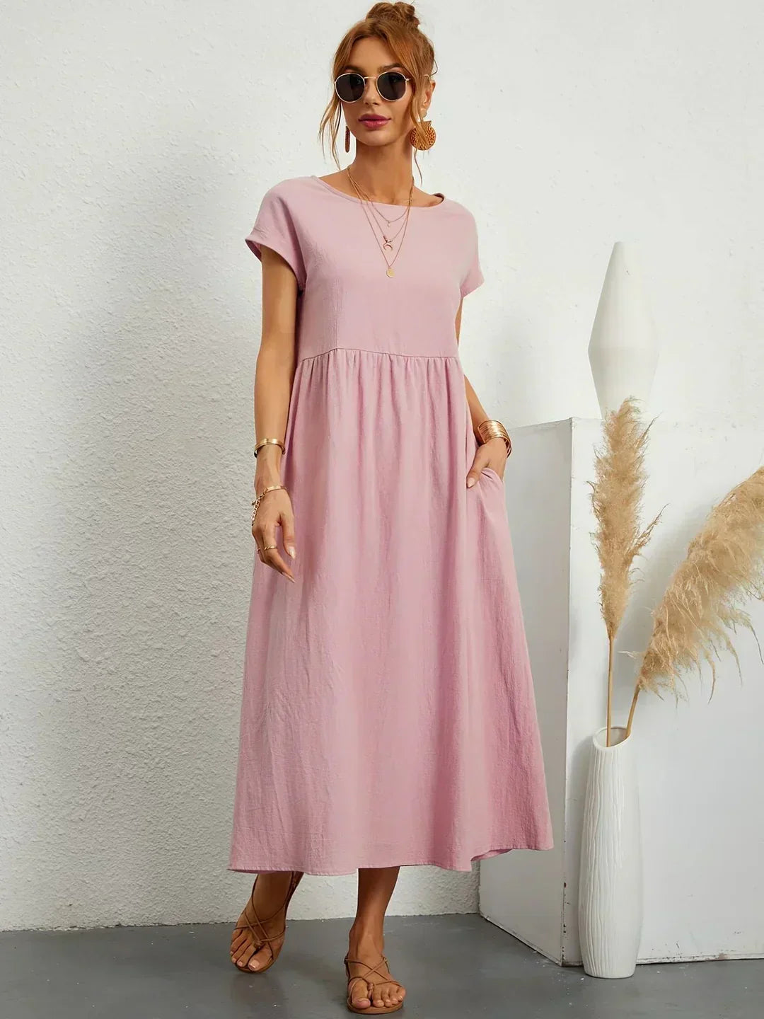 Ursina™ | Abito Midi Fluido