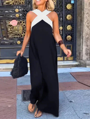 Quirine™ | Abito Maxi con Davanti Avvolgente