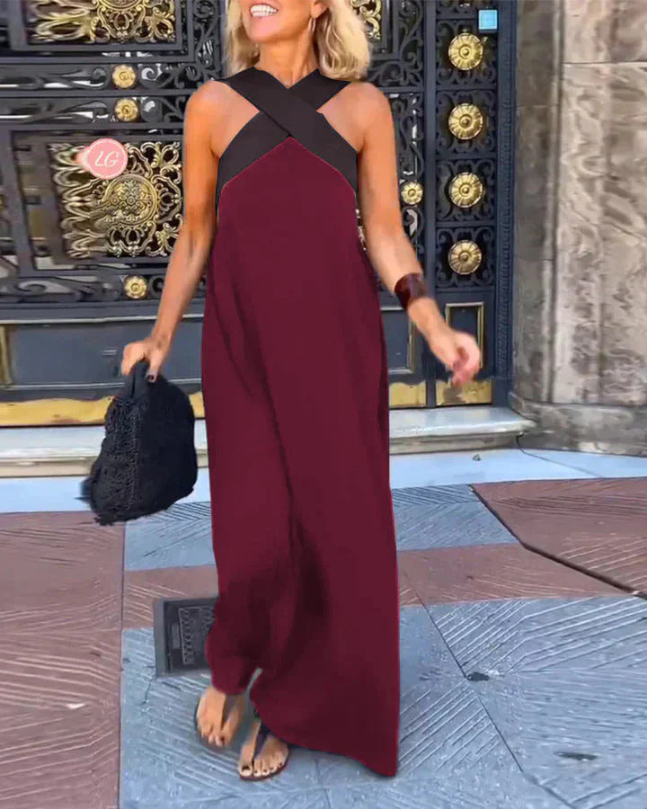 Quirine™ | Abito Maxi con Davanti Avvolgente