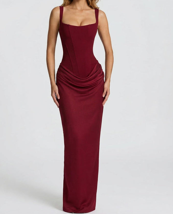 Sienna | Elegante Abito Maxi con Corpetto