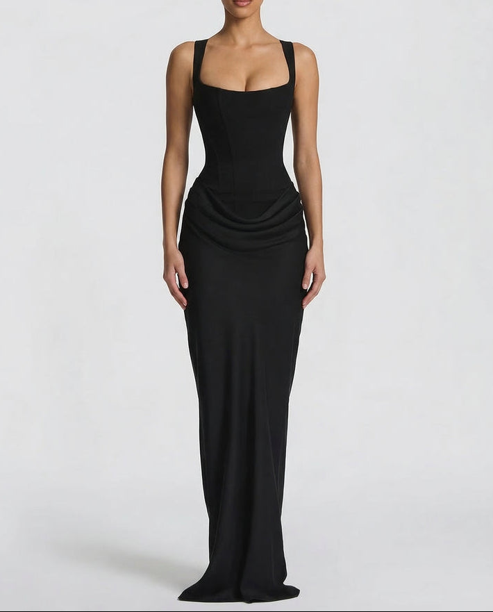 Sienna | Elegante Abito Maxi con Corpetto