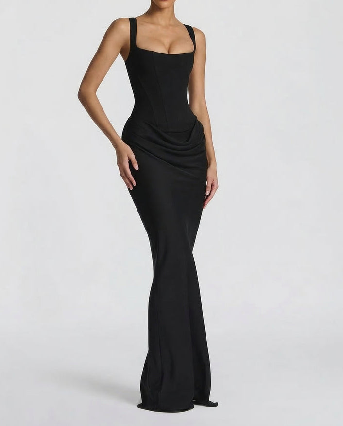 Sienna | Elegante Abito Maxi con Corpetto