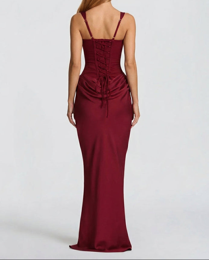 Sienna | Elegante Abito Maxi con Corpetto