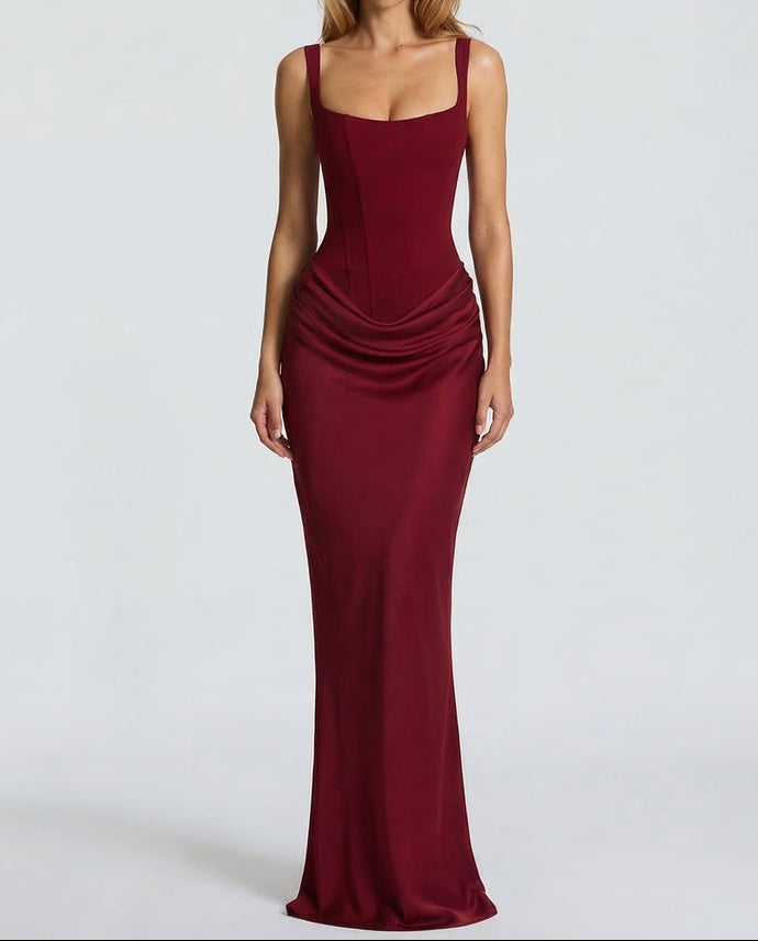 Sienna | Elegante Abito Maxi con Corpetto