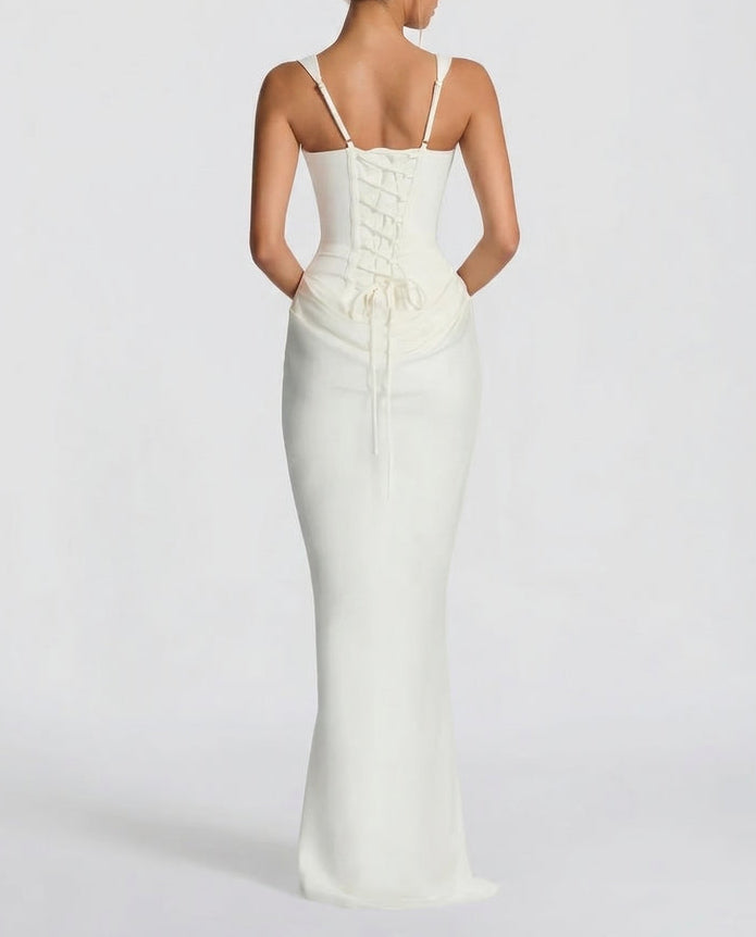 Sienna | Elegante Abito Maxi con Corpetto