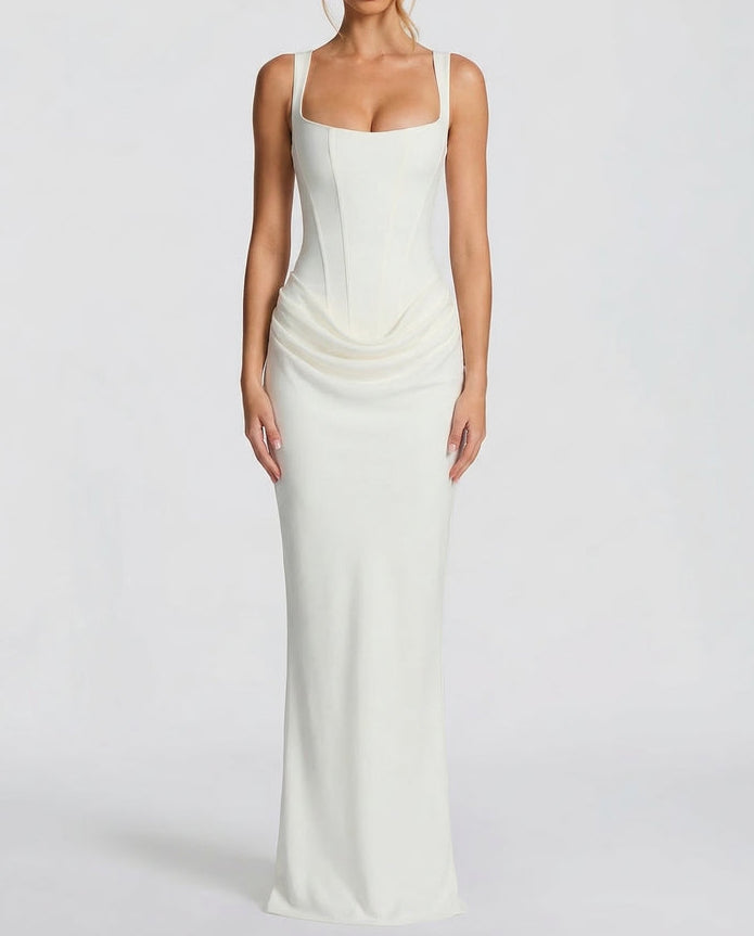Sienna | Elegante Abito Maxi con Corpetto