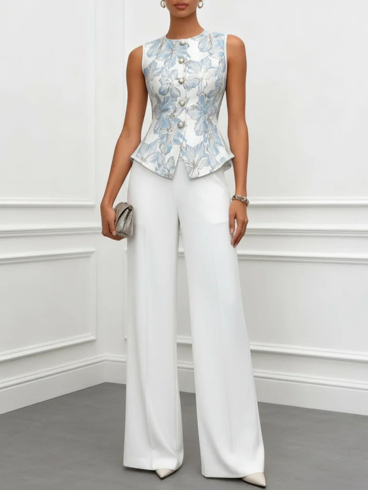 Set Top e Pantaloni in Satin Sophia