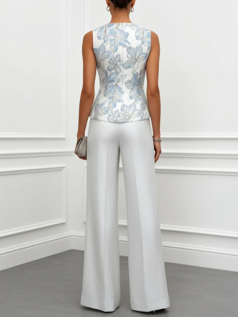 Set Top e Pantaloni in Satin Sophia