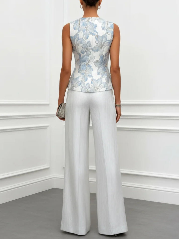 Set Top e Pantaloni in Satin Sophia