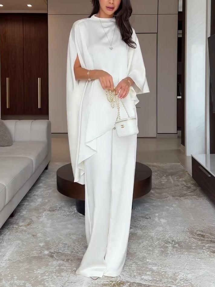 Set Top e Pantaloni Samantha in Satin