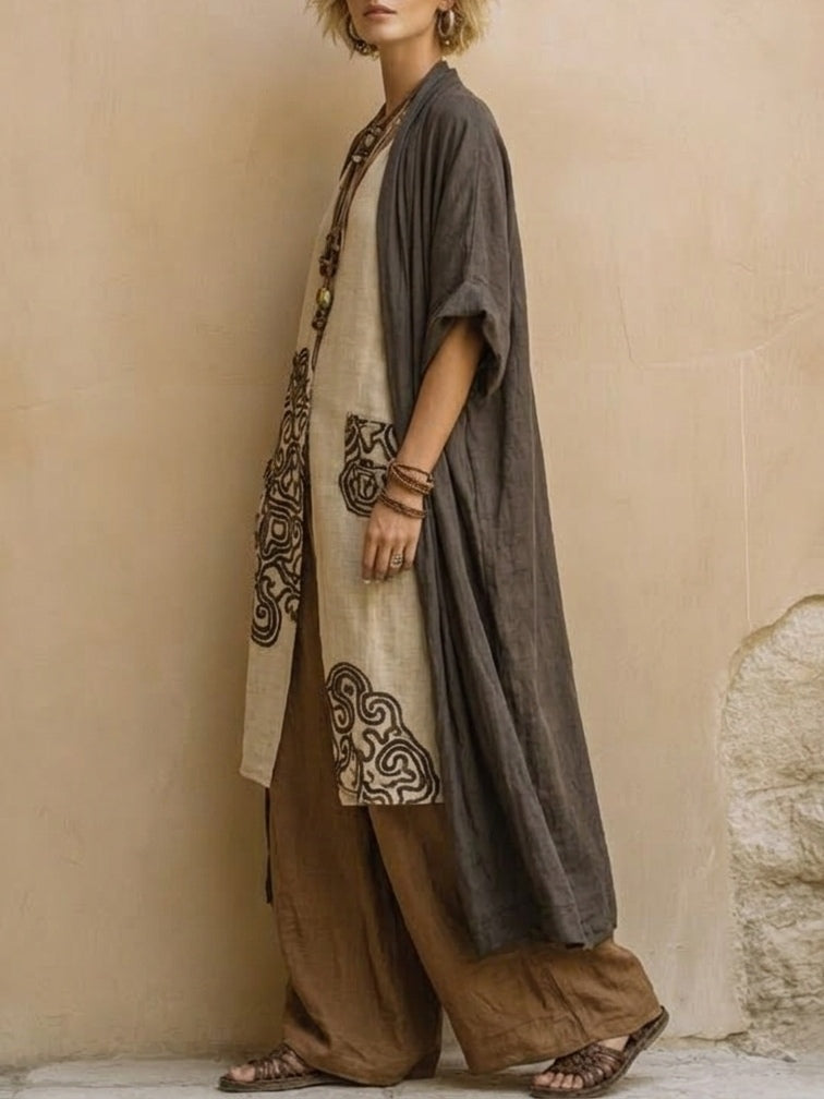 Zara Set Tre Pezzi con Motivo Tribale