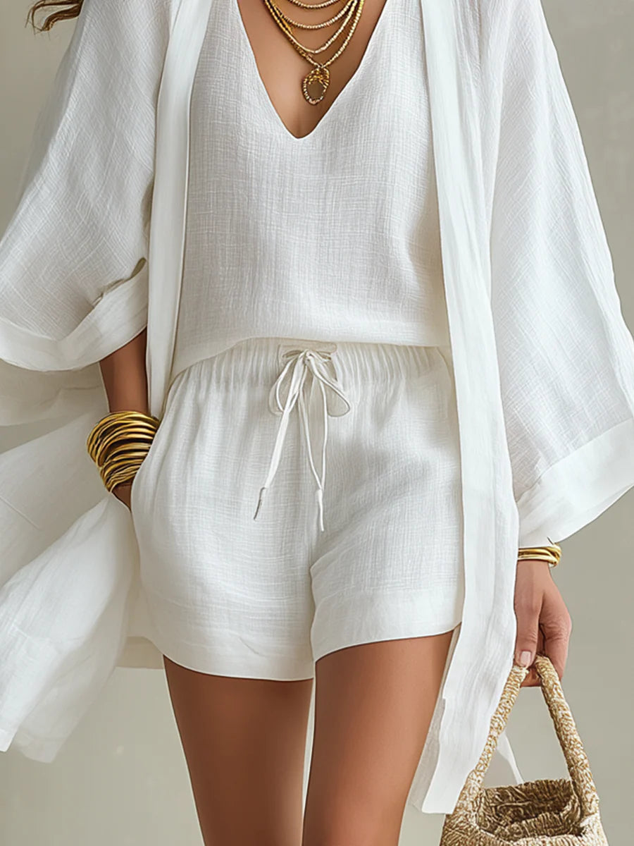 Set Cardigan e Pantaloni Corti Sophie
