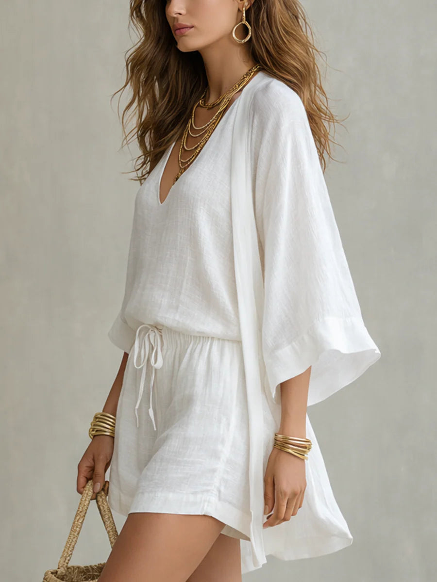 Set Cardigan e Pantaloni Corti Sophie