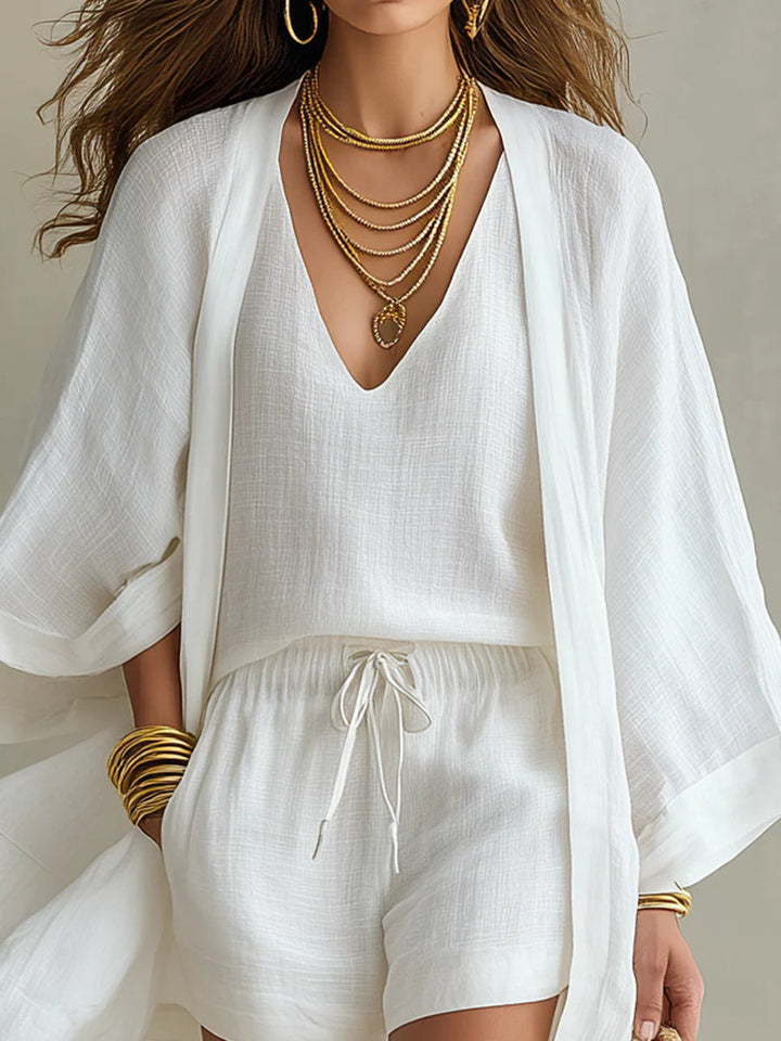 Set Cardigan e Pantaloni Corti Sophie