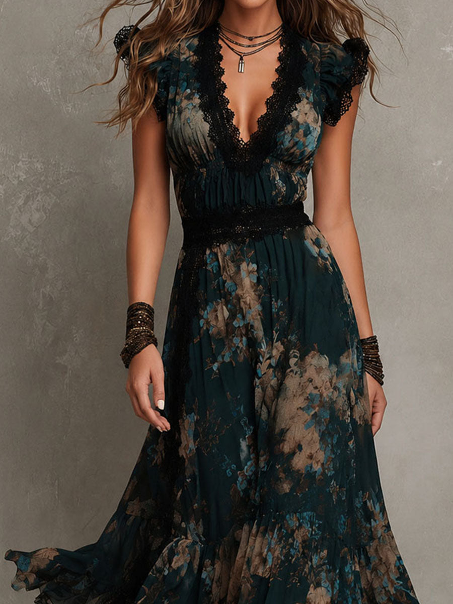 Wendy | Abito Maxi Floreale