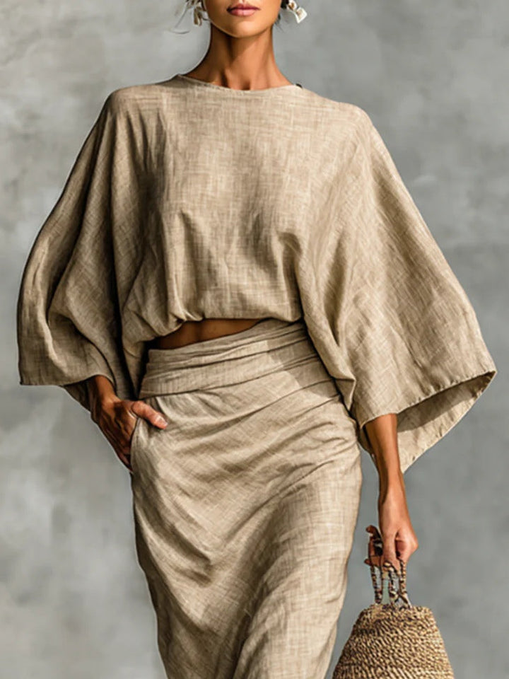 Giulia | Elegante completo in due pezzi con gonna