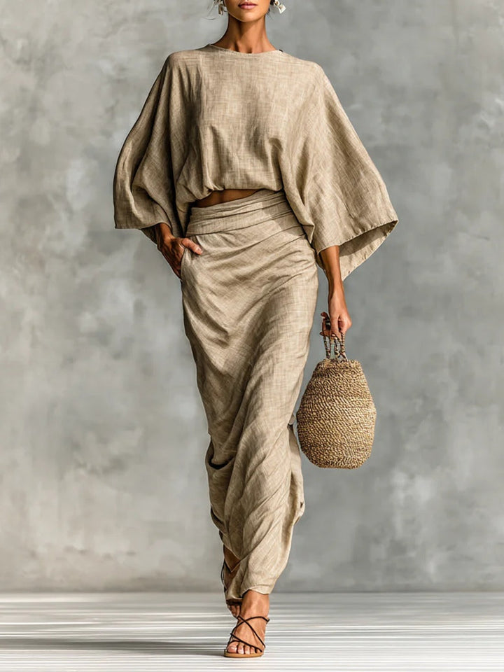 Giulia | Elegante completo in due pezzi con gonna