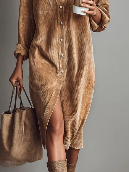 Aurovia | Abito Elegante con Orlo Svasato