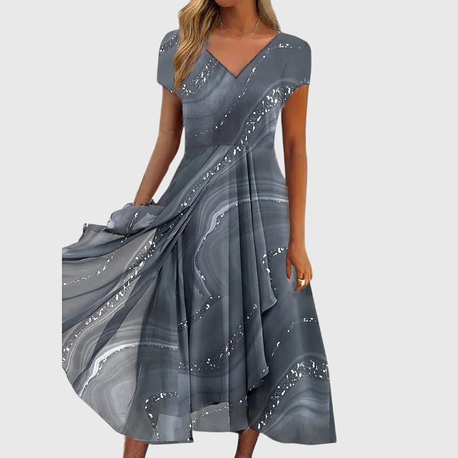 Aubrielle | Vestito Midi Fluttuante