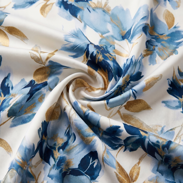 Debora | Vestito midi floreale a portafoglio