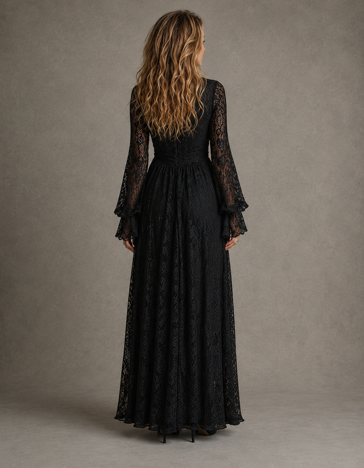 Charlotte | Abito Maxi con Scollatura a V Profonda