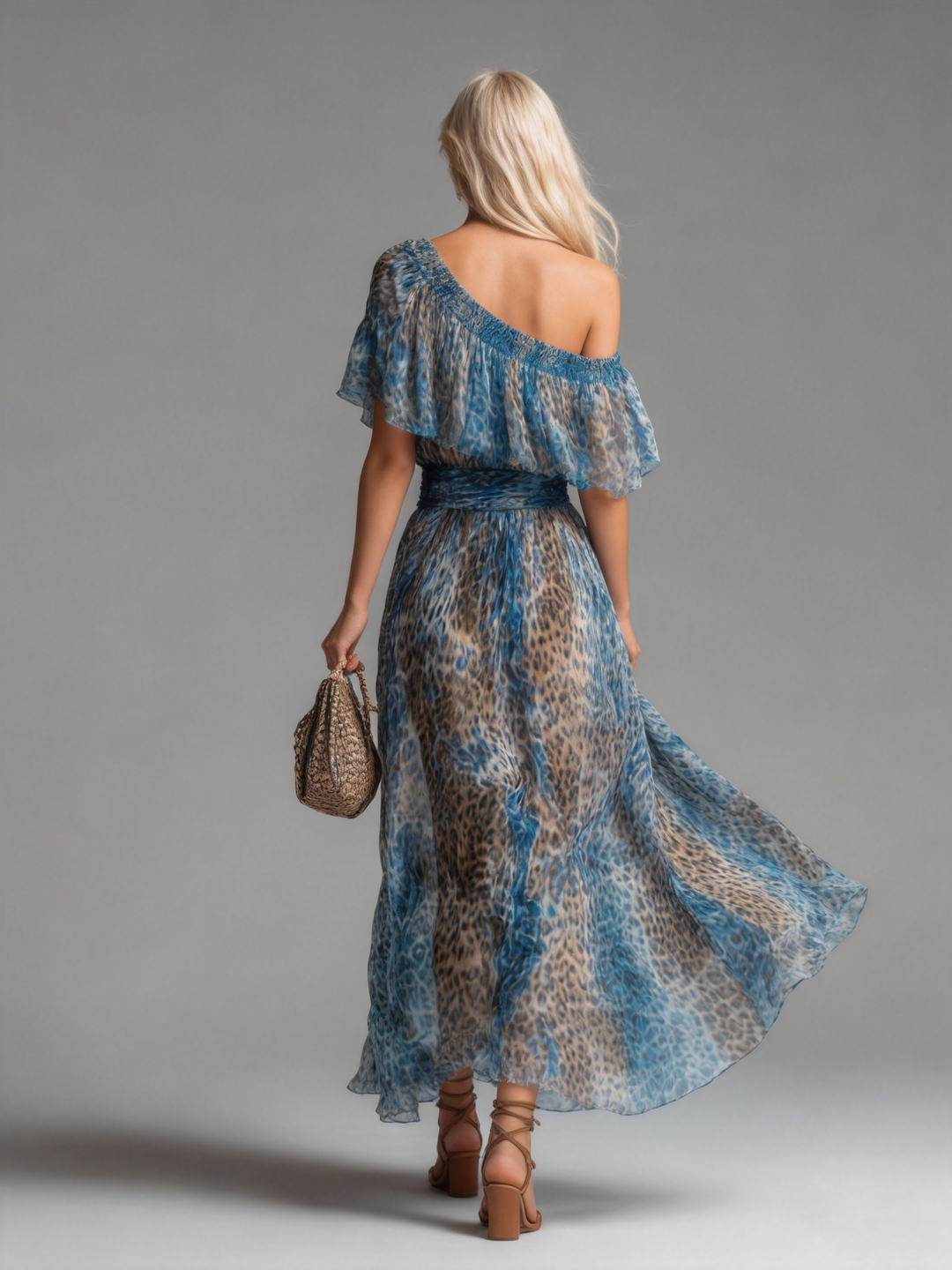 Francesca | Vestito Fluttuante Leopardato