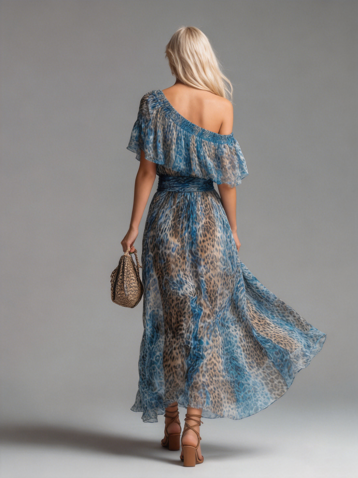 Francesca | Vestito Fluttuante Leopardato