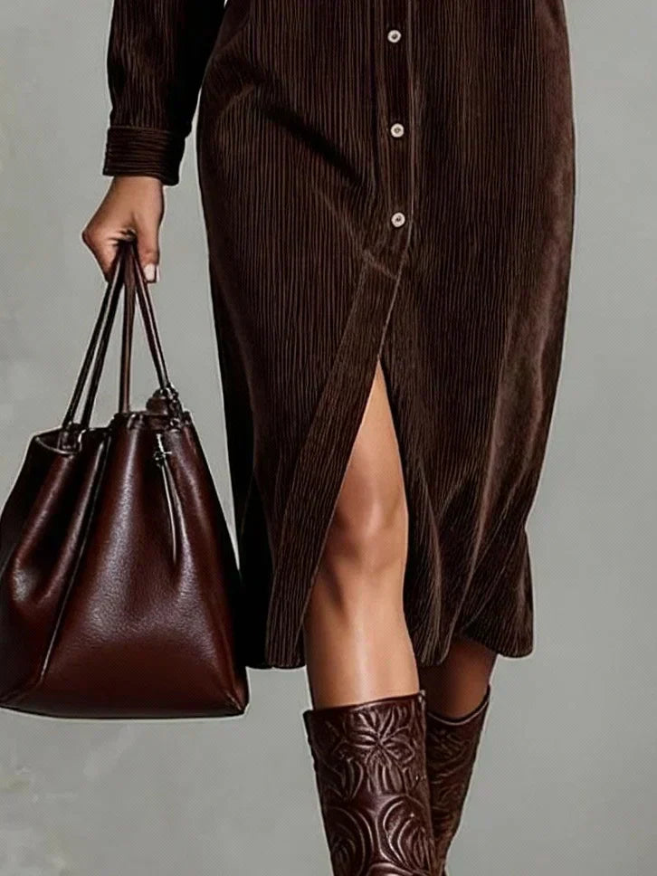Aurovia | Abito Elegante con Orlo Svasato