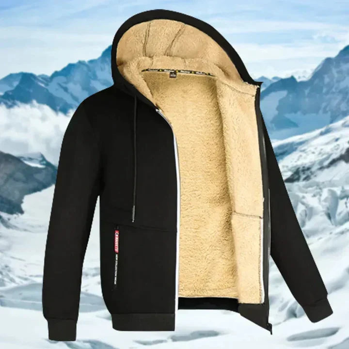 Gilben - Giacca Invernale da Uomo con Cappuccio e Fodera in Pile