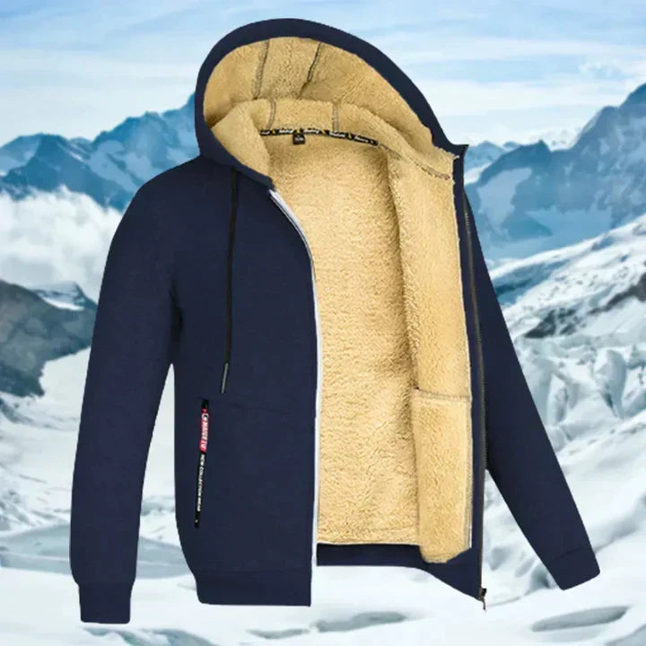 Gilben - Giacca Invernale da Uomo con Cappuccio e Fodera in Pile