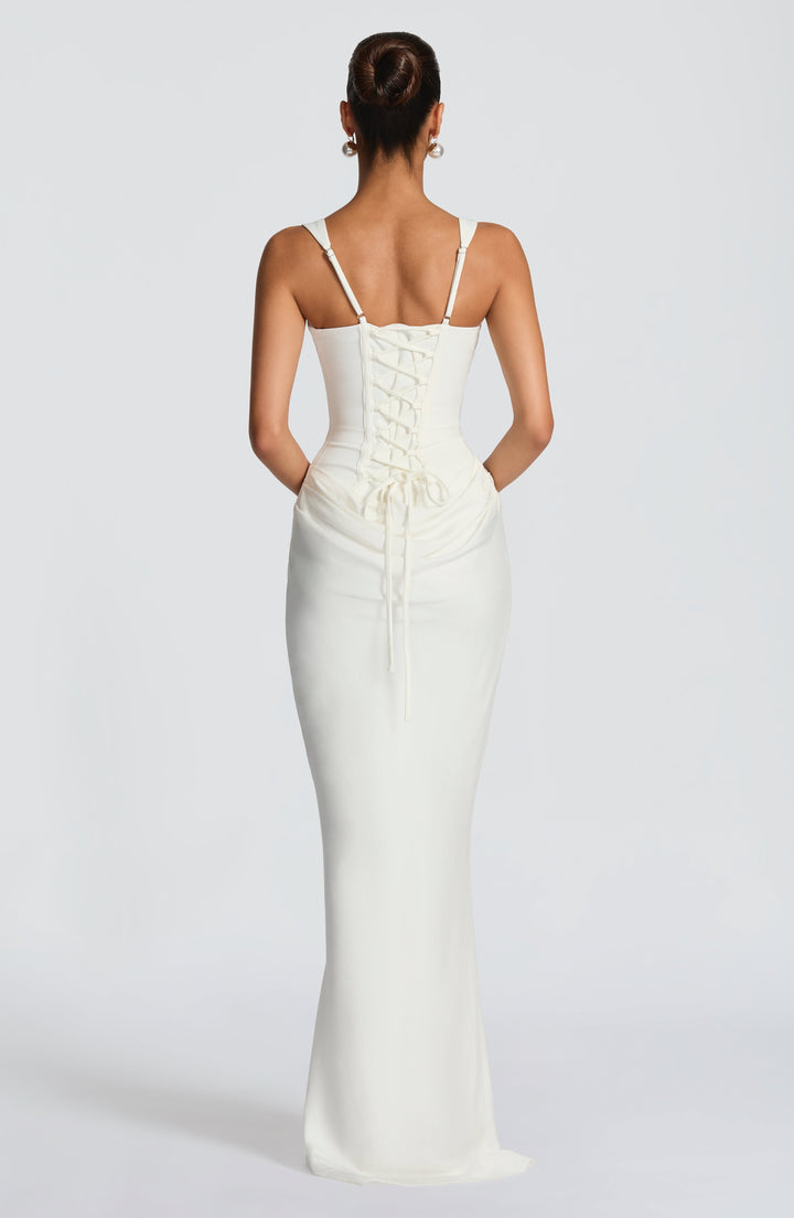 Leonor | Abito Maxi con Scollatura Quadrata