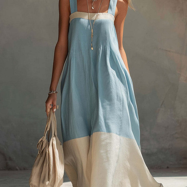 MARINA | ABITO COLOR BLOCK CON TASCHE