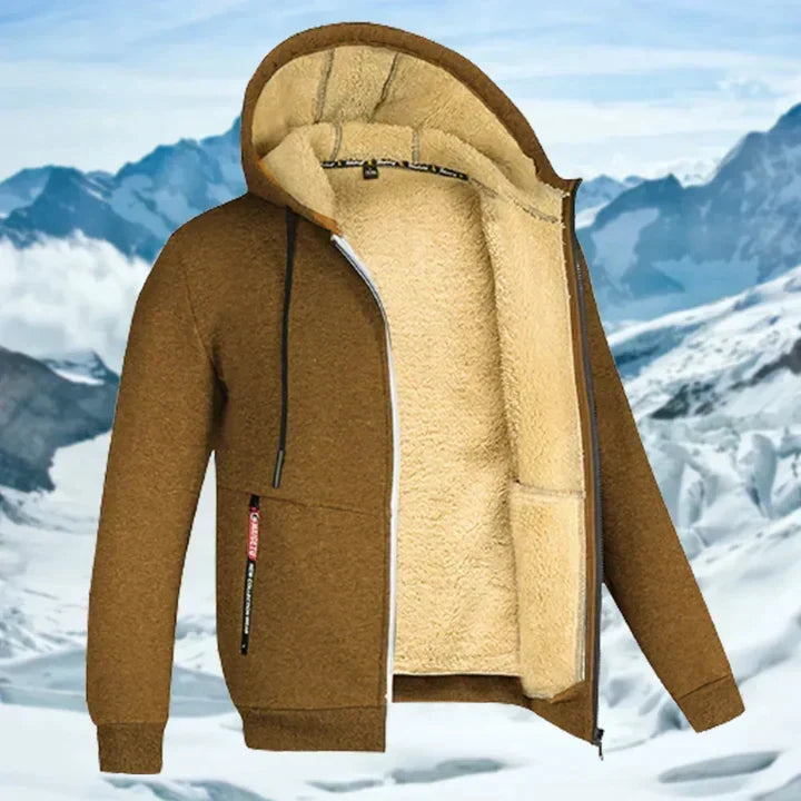 Gilben - Giacca Invernale da Uomo con Cappuccio e Fodera in Pile