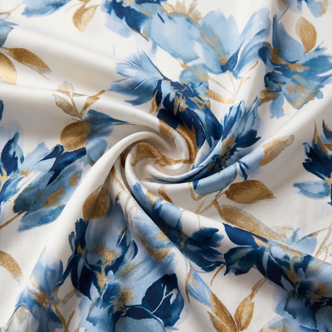 Elara | Vestito Midi con Maniche a Fiori