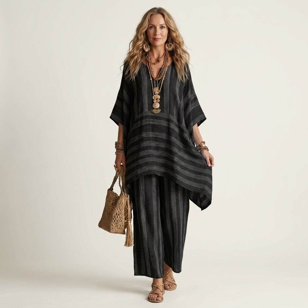 Kiara | Set in Cotone-Lino a Due Pezzi