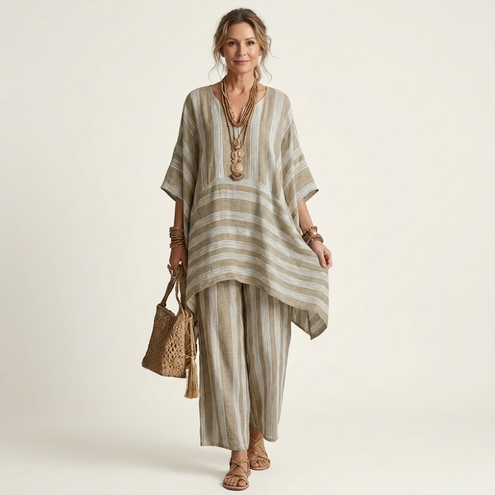 Kiara | Set in Cotone-Lino a Due Pezzi