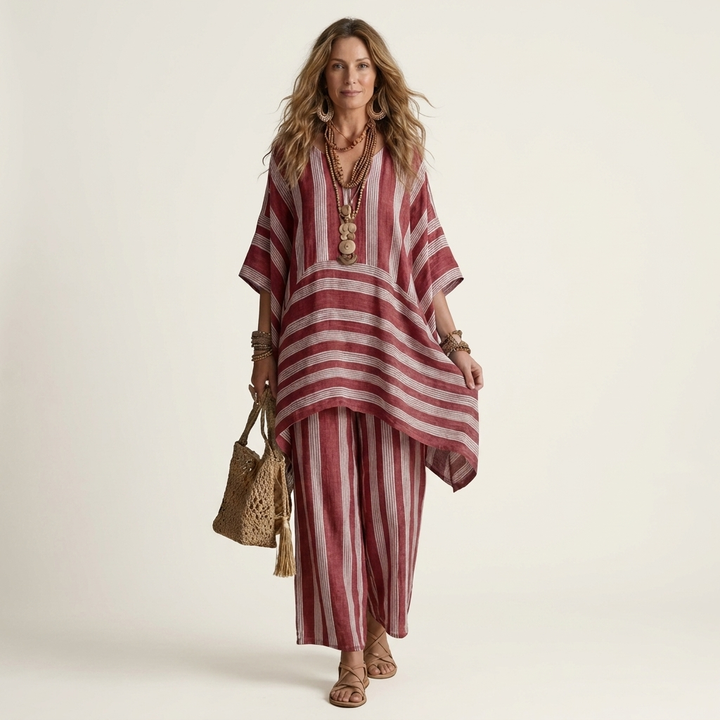 Kiara | Set in Cotone-Lino a Due Pezzi