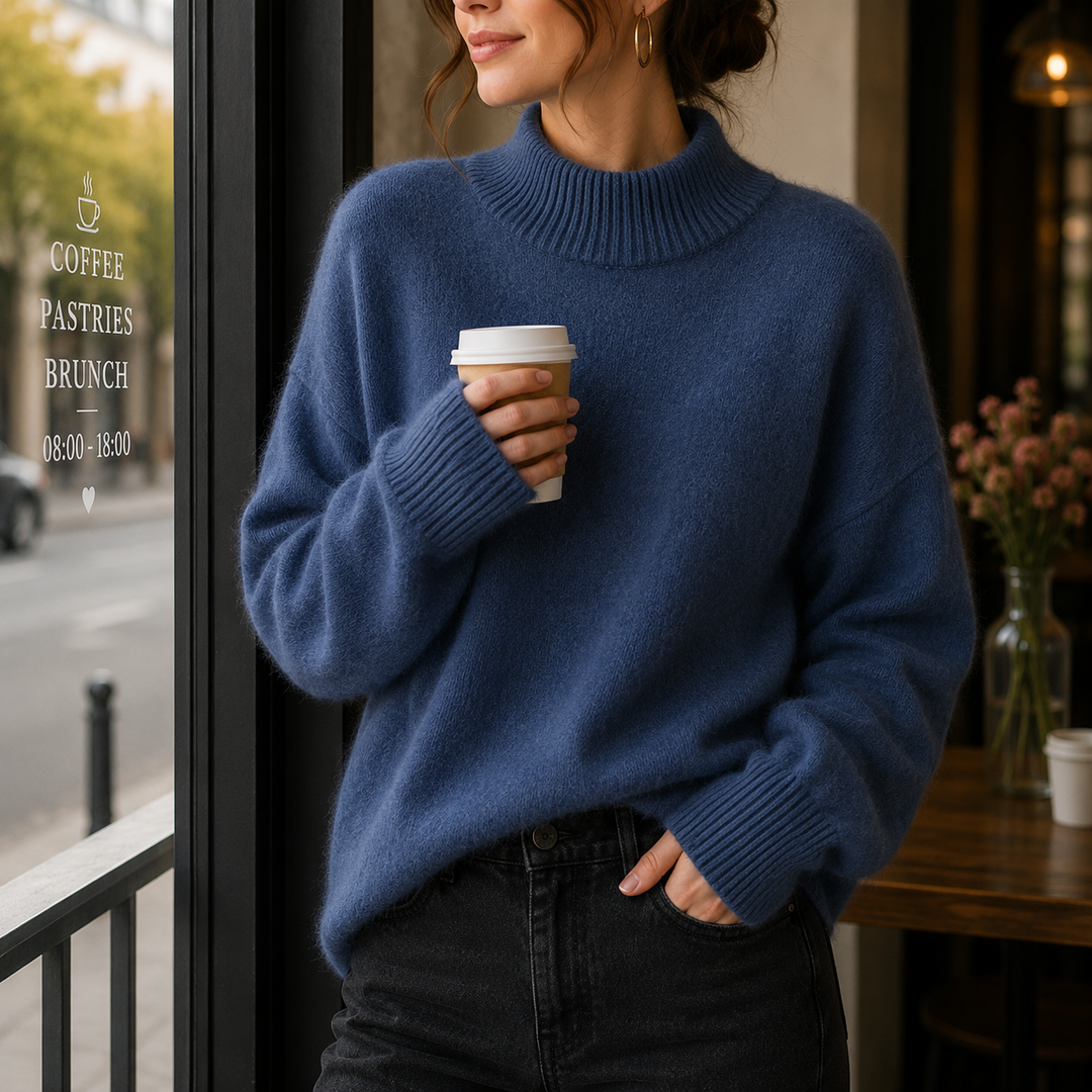 Juniper | Maglione Oversized con Collo Alto per Donne