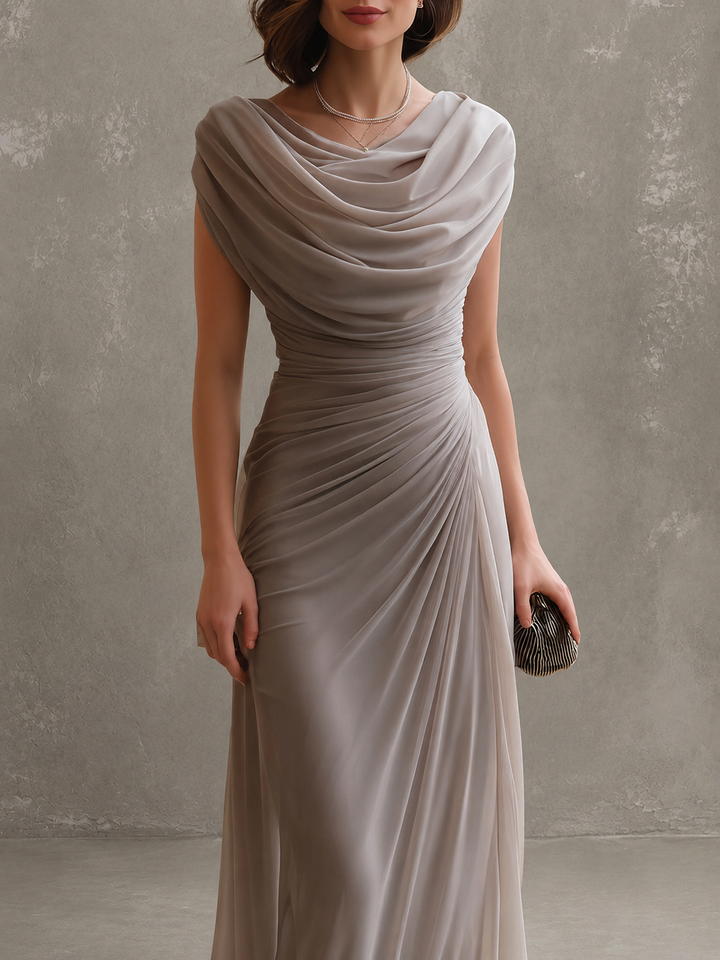 Jilliann | Elegante Abito Maxi Fluttuante