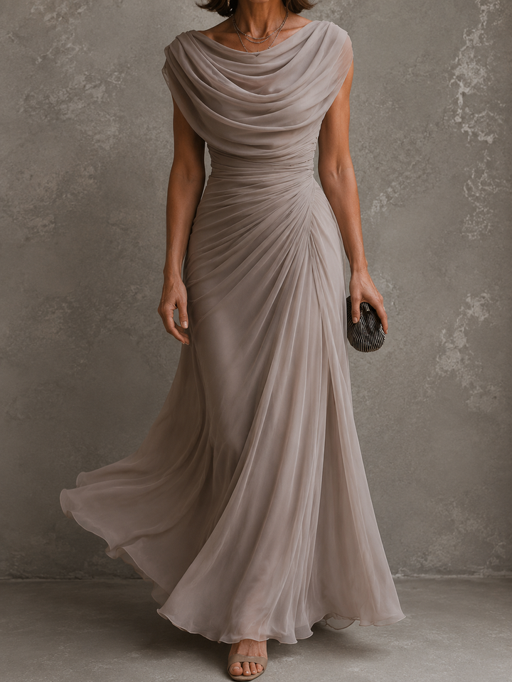 Jilliann | Elegante Abito Maxi Fluttuante