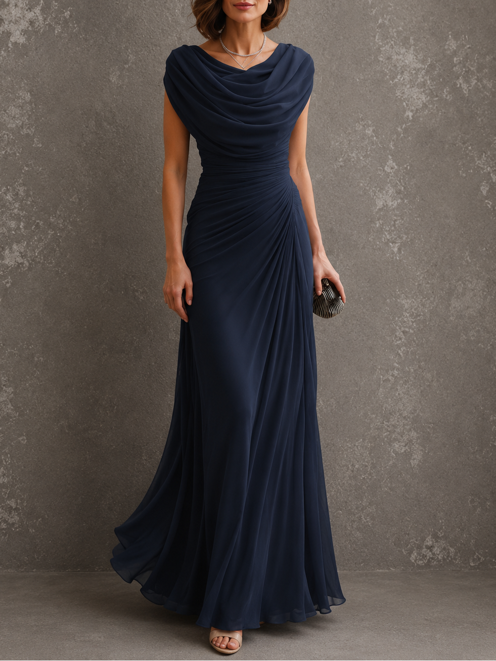 Jilliann | Elegante Abito Maxi Fluttuante